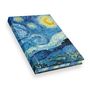 : Notizbuch Echtleinen Van Gogh Die Sternennacht, Buch
