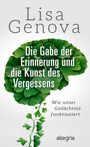 Text: "Die Gabe der Erinnerung und die Kunst des Vergessens. Wie unser Gedächtnis funktioniert." Hintergrund: Grünes Blatt.