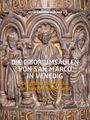 Titel: "Die Ciboriumsäulen von San Marco in Venedig". Skulpturale Detailaufnahme einer kunstvoll verzierten Säule.