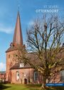 Text: "ST. SEVERI OTTERNDORF SCHNELL + STEINER". Zu sehen ist eine Backsteinkirche mit hohem Turm und kahlem Baum.