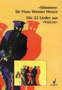 : "Stimmen" für Hans Werner Henze, Buch