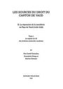 Text: "LES SOURCES DU DROIT DU CANTON DE VAUD". Titel: "La répression de la sorcellerie en Pays de Vaud (1438-1536)".