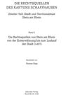 Titel: "DIE RECHTSQUELLEN DES KANTONS SCHAFFHAUSEN". Thema: Historische Rechtsquellen. Bearbeitet von Roman Sigg.