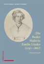 Titel: "Die Basler Malerin Emilie Linder (1797-1867)". Zeichnung einer Frau mit Kreuzkette.