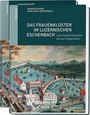 Buchtitel: "Das Frauenkloster im luzernischen Eschenbach" mit Bild eines historischen Klosters und Landschaft.