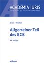 Hans Brox: Allgemeiner Teil des BGB, Buch