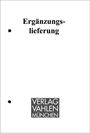 Text "Ergänzungslieferung". Unten "Verlag Vahlen München" als Logo. Weiße Seite mit Lochung links.