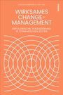 "WIRKSAMES CHANGE-MANAGEMENT: Erfolgreiche Veränderung in dynamischen Zeiten." Orange Layout mit weißen Kreismustern.