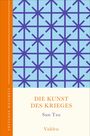 Buchcover: "Die Kunst des Krieges" von Sun Tzu, Vahlen Verlag. Blaues Sternmuster auf hellblauem Hintergrund.