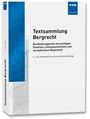 : Textsammlung Bergrecht, Buch