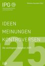 "IDEEN MEINUNGEN KONTROVERSEN Die wichtigsten Debatten 2025" auf grünem Hintergrund. Logo und Namen oben.