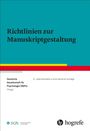 Richtlinien zur Manuskriptgestaltung, Buch