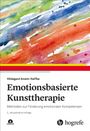 Text: "Hildegard Ameln-Haffke, Emotionsbasierte Kunsttherapie, Methoden zur Förderung emotionaler Kompetenzen". Bunte Aquarellstreifen.