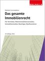 Text: "Das gesamte Immobilienrecht. 18. Auflage, 2026." Oben rechts ist das Walhalla-Logo. Grafik von Gebäudeumrissen unten.