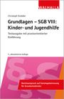 „Grundlagen – SGB VIII: Kinder- und Jugendhilfe“ von Christoph Knödler. Enthält pinke Hintergründe und ein rotes Logo.