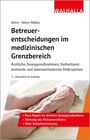 Text: "Betreuerentscheidungen im medizinischen Grenzbereich." Zwei Hände, eine jüngere umschließt eine ältere.