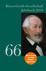 „Klaus-Groth-Gesellschaft Jahrbuch 2024“, „66“, „Klaus Groth und das Niederländische“. Gemälde eines bärtigen Mannes.