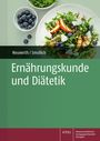 „Ernährungskunde und Diätetik“ von Neuwirth/Smollich, Teller mit Salat, Heidelbeeren, Rucola, Apfelscheiben und Nüssen.