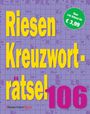 Eberhard Krüger: Riesen-Kreuzworträtsel 106, Buch