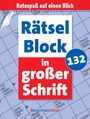 Eberhard Krüger: Rätselblock in großer Schrift 132 (5 Exemplare à 2,99 EUR), Buch