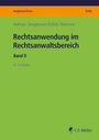 Sabine Jungbauer: Rechtsanwendung im Rechtsanwaltsbereich, Buch