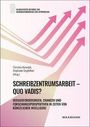 „Schreibzentrumsarbeit – Quo vadis?” ist der Titel. Rosa Pfeile weisen nach oben rechts. Oben links ist die Zahl 9.