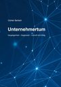 „Günter Bartsch: Unternehmertum. Vergangenheit – Gegenwart – Zukunft mit Erfolg.“ Hintergrund: Blau mit Netzlinien.