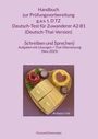 Chanyanij Danwongsa: Handbuch zur Prüfungsvorbereitung g.a.s. t.D TZ Deutsch-Test für Zuwanderer A2·B1 (DTZ) (Deutsch-Thai-Version) (Schreiben und Sprechen), Buch