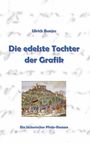 Text: "Ulrich Bunjes: Die edelste Tochter der Grafik, Ein historischer Pfalz-Roman." Illustration: Burg auf Hügel, Menschenmenge.