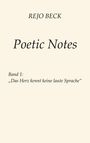 Rejo Beck: Poetic Notes Vol. 1, Buch