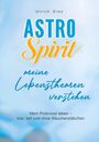 Titel: "ASTRO Spirit - meine Lebensthemen verstehen". Hintergrund in einem sanften Blauton.