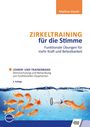 „Mathias Knuth. ZIRKELTRAINING für die Stimme“ zeigt Goldfische mit einem Megafon in einem Wasserblock.