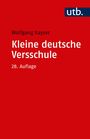 Wolfgang Kayser: Kleine deutsche Versschule, Buch