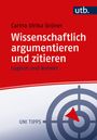 Carina Gröner: Wissenschaftlich argumentieren und zitieren, Buch