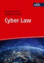 "Stephan Hobe, Stefan Kaiser: Cyber Law." Rot mit Kartenabbildung von Europa, verbunden durch leuchtende Netzlinien.
