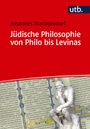 „Jüdische Philosophie von Philo bis Levinas“ von Johannes Brachtendorf, utb. Statue über einem hebräischen Manuskript.