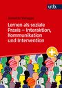 „Lernen als soziale Praxis – Interaktion, Kommunikation und Intervention“. Bunte Silhouetten und ein gelbes Plus-Symbol.