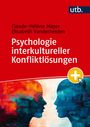 "Psychologie interkultureller Konfliktlösungen" unter Autorenname, bunte Silhouetten in Profilansicht, utb-Logo.
