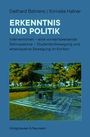"ERKENNTNIS UND POLITIK" beschreibt die Student*innenbewegung. Das Cover zeigt eine moderne Skulptur in einem Park.