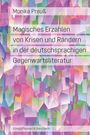 Text: "Monika Preuß. Magisches Erzählen von Krisen und Rändern in der deutschsprachigen Gegenwartsliteratur." Geometrisches Muster.