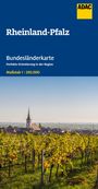 : ADAC Bundesländerkarte Deutschland 10 Rheinland-Pfalz, Saarland 1:250.000, KRT