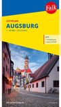 "Cityplan Augsburg 1:18.500 Zielgenau; City, Umgebung, extra ÖPNV. Nie mehr planlos." zeigt eine Stadtansicht.