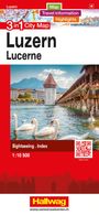 : Hallwag Stadtplan Luzern, KRT