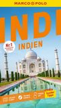 „INDIEN, Nr. 1 meistgekaufter Reiseführer“ in großen Buchstaben. Bild: Taj Mahal mit Wasserbecken im Vordergrund.