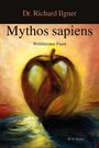 Text: Dr. Richard Ilgner, Mythos sapiens, Weltliteratur Faust, R. G. Fischer. Gemälde eines abstrakten Apfels in warmen Farbtönen.