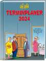 Uli Stein: Uli Stein Terminplaner 2024: Taschenkalender, Buch