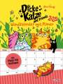Olivia Vieweg: Dicke Katze and Friends - Wandkalender mit Planer 2025, KAL