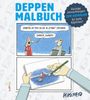 : Deppen-Malbuch, Buch