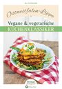 "Ostwestfalen-Lippe: Vegane & vegetarische Küchenklassiker" von Ira Schneider. Teller mit Reibekuchen auf Salat.