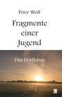 Peter Wolf: Fragmente einer Jugend - Das Dorfleben, Buch